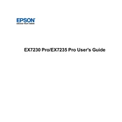 Epson EX7230 Pro manual cover