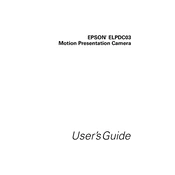 Epson ELPDC03 manual cover