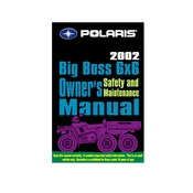 Polaris 2002 Big Bos 6x6 manual cover