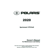 Polaris Sportsman 6x6 570 EPS manual cover