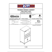 Tromso B&M Drinks Cabinet 374202 manual cover