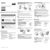 Sony ILCE-6600 manual cover