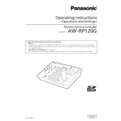 Panasonic AW-RP120G manual cover