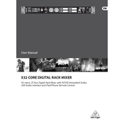 Behringer X32 Core manual cover