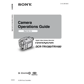 Sony DCR-TRV380 manual cover