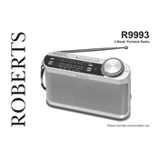 Roberts R9993 Classic 993 Analogue 2016 manual cover