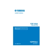 Yamaha YZFR3AJ YZF R3A 2018 manual cover