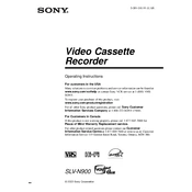 Sony SLV-N900 manual cover