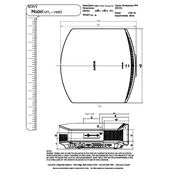 Sony VPL-VW85 manual cover