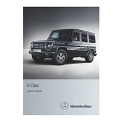 Mercedes-Benz G-Class 2013 manual cover