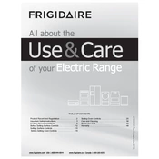 Frigidaire FGEH3047VF manual cover