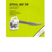 Stihl BG 75 manual cover