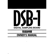 KORG DSB-1 manual cover