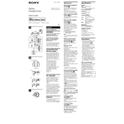 Sony MDR-EX38iP manual cover