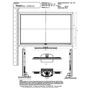 Sony KDL-52W5100 manual cover