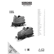 Karcher B 250 R manual cover