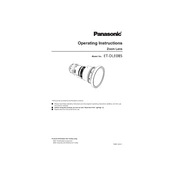 Panasonic ET-DLE085 manual cover