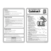 Cuisinart SM-50 manual cover