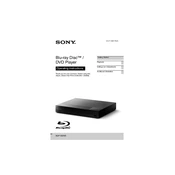 Sony BDP-S2500 manual cover