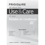 Frigidaire FHPC082AC1 manual cover