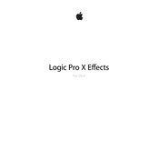 Apple Logic Pro X Effects for OS X manual cover