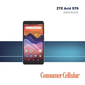 ZTE Avid 579 manual cover