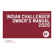 Polaris Indian Challenger 2019 manual cover