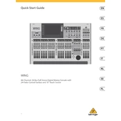 Behringer WING manual cover