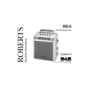 Roberts Gemini RD5 DAB 0 manual cover