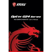 MSI Optix G241VC manual cover