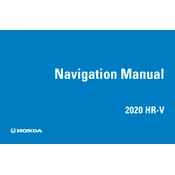 Honda HR-V 2020 manual cover