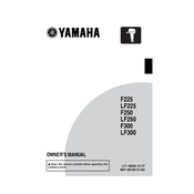 Yamaha LF250XCB manual cover