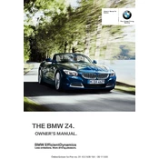 BMW Z4 sDrive28i Z4 Series 2012 manual cover