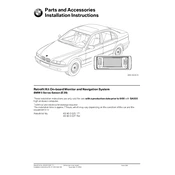 BMW On-board Monitor Navigation Retrofit Saloon 5 Series 2000 manual cover