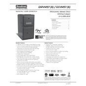 Goodman GCVM97 manual cover