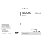 Sony HDR-CX250 manual cover