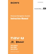 Sony NV-U74T manual cover