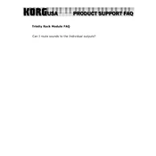 KORG TR-Rack manual cover