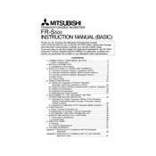 Mitsubishi Electric FR S500 manual cover