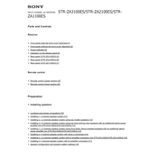 Sony STR-ZA1100ES manual cover