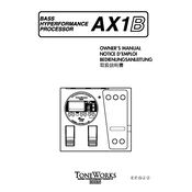 KORG AX1B manual cover