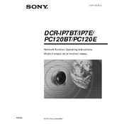 Sony DCR-IP7BT manual cover