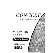 KORG XC-1000 manual cover