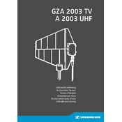 Sennheiser A 2003-UHF manual cover