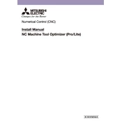 Mitsubishi Electric NC Machine Tool Optimizer manual cover