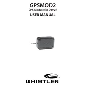 Whistler D19VR GPSMOD2 GPS Module manual cover