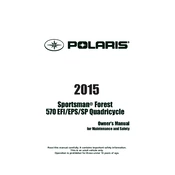 Polaris Sportsman Forest 570 EFI, EPS, SP manual cover