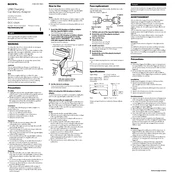 Sony DCC-U50A manual cover