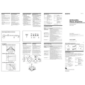 Sony XM-DS1600P5 manual cover