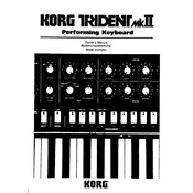 KORG TRIDENT MKII manual cover